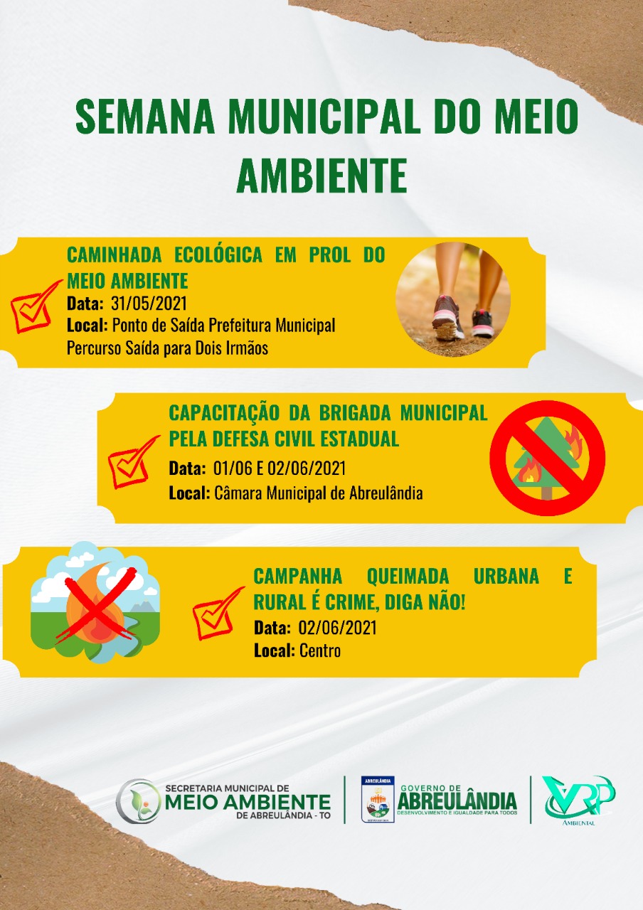 Programação da Semana do Meio Ambiente